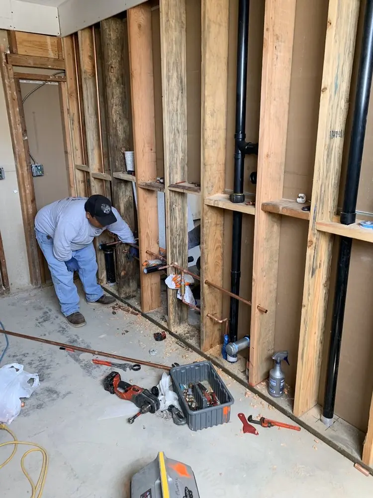 Commercial rough-in plumbing for Water Heater Replacement in River Ranch